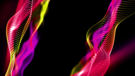 colorful-line-wave-digital-effect-particles-animated-data-flow-concept,-sci-fi-background-digital-space-lines-and-surface-waves-on-black-background